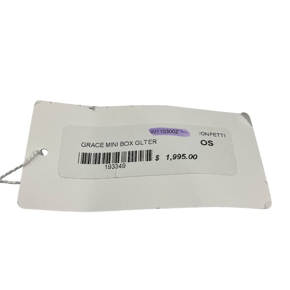 MARK CROSS GLITTER MULTI METALLIC GRACE MINI BOX BAG - Picture 14 of 14